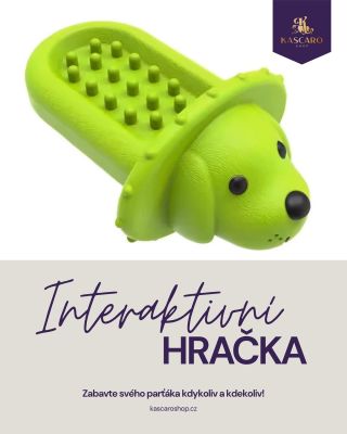 💜Výrobek je navržen tak, aby se dal snadno umístit do přepravního boxu či klece a zabavil psa během cesty, bouřky,...