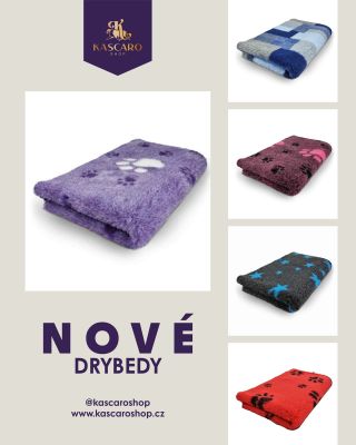 🐾 Drybed to je pohodlí pro vaše psy a štěňata! 🐾 Drybed je vylepšená verze oblíbené Vetbed deky. Hypoalergenní, měkký a...