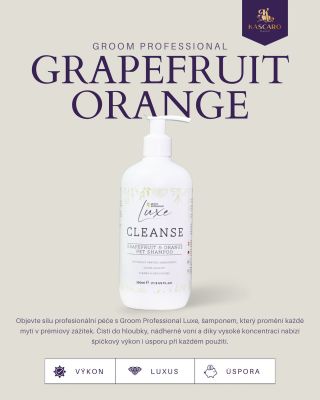 Jedna z našich novinek, na kterou jsme opravdu pyšní. 🐾 Groom Professional Luxe je šampon, který zvládne všechno od...
